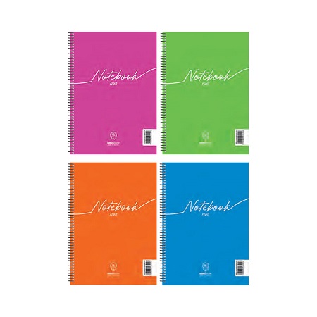 ΤΕΤΡAΔΙΟ SΑLCΟ "NOTEBOOK FLUO" 17Χ25 3 - 4 ΘΕΜΑΤΑ