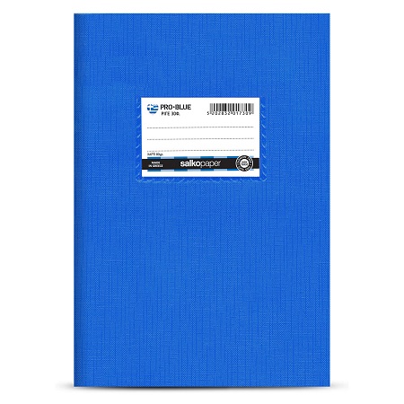 ΤΕΤΡΑΔΙΟ SALKO PRO-BLUE 17X25 ΡΙΓΕ 60 ΦΥΛΛΩΝ