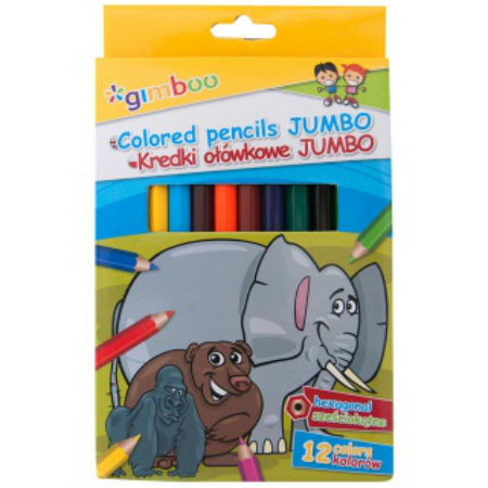 ΞΥΛΟΜΠΟΓΙΕΣ GIMBOO JUMBO 12 XΡΩΜΑΤΩΝ 