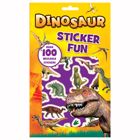 ΑLLΙGΑΤΟR DΙΝΟSΑUR SΤΙCΚΕR FUΝ 25Χ15 5ΡAGES /100 STICKERS
