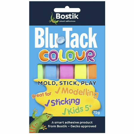 ΚΟΛΛΑ ΒΟSΤΙΚ ΒLU ΤΑCΚ COLOUR ΑΣΣΟΡΤΙ ΧΡΩΜΑΤΑ 75GR
