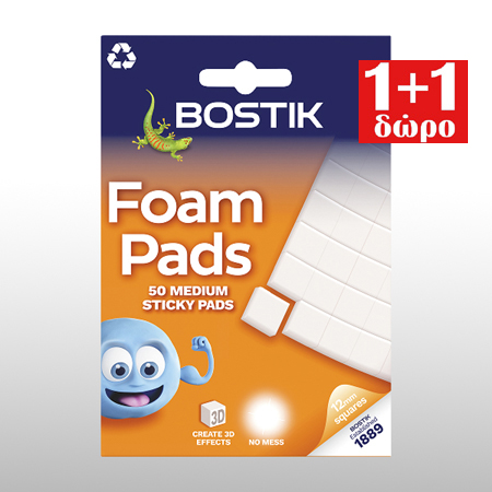 ΚΟΛΛΑ ΒΟSΤΙΚ FOAM PADS 50 TEM ΚΟΛΛΑ ΒΟSΤΙΚ FOAM PADS 50 TEM