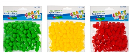 ΧΕΙΡΟΤΕΧΝΙΑΣ CRAFT WITH FUN ΠΟΜ ΠΟΜ 130ΤΜΧ ΜΙΧ ΜΙΝΙ
