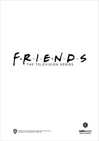 ΤΕΤΡΑΔΙΟ SΑLΚΟ ΚΑΡΦΙΤΣΑ FRIENDS 17Χ25 Φ.40