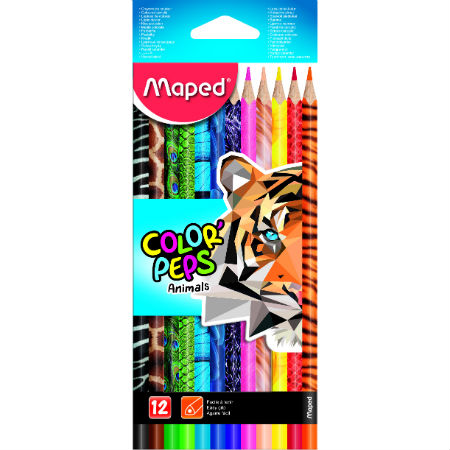 ΞΥΛΟΜΠΟΓΙΕΣ MAPED COLOR'PEPS ANIMALS 12 ΧΡΩΜΑΤΑ