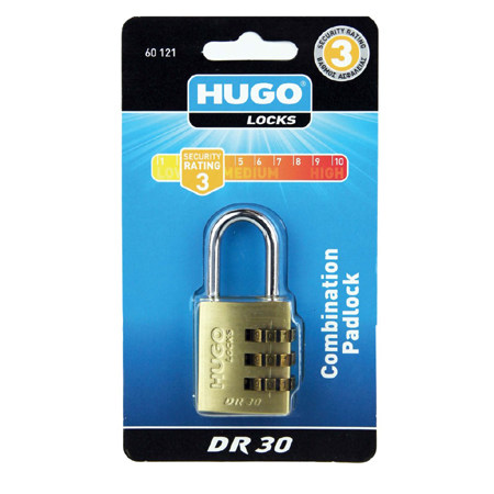 ΛΟΥΚΕΤΟ HUGO LOCKS ΣΥΝΔΥΑΣΜΟΥ BRASS 30ΜΜ