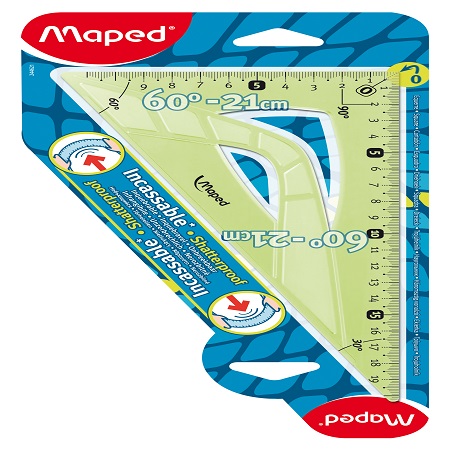 ΤΡΙΓΩΝΑ MAPED 60 ΜΟΙΡΩΝ - ΥΠΟΤΕΙΝΟΥΣΑ 21 CΜ SOFT