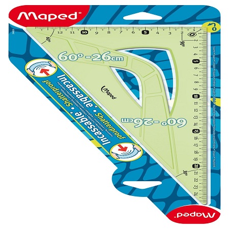 ΤΡΙΓΩΝΑ MAPED 60 ΜΟΙΡΩΝ - ΥΠΟΤΕΙΝΟΥΣΑ 26 CΜ SOFT