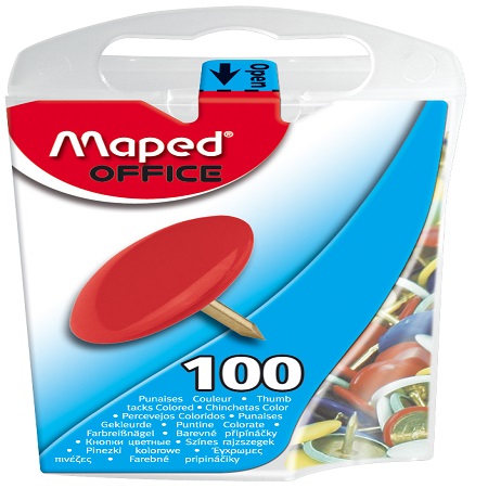 ΠΙΝΕΖΕΣ MAPED 10ΜΜ ΧΡΩΜΑΤΙΣΤΕΣ ΣΕ ΚΟΥΤΙ Χ100