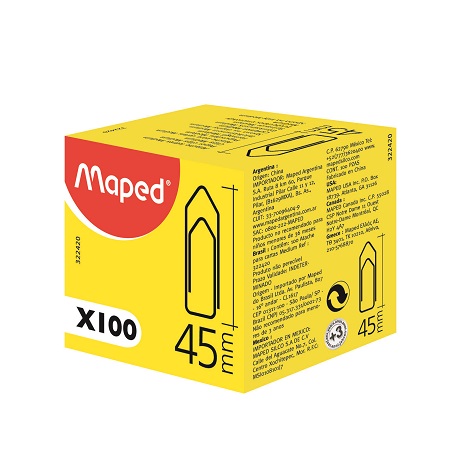 ΣΥΝΔΕΤΗΡΕΣ MAPED 45ΜΜ MEDIUM ΣΕ ΚΟΥΤΙ 100