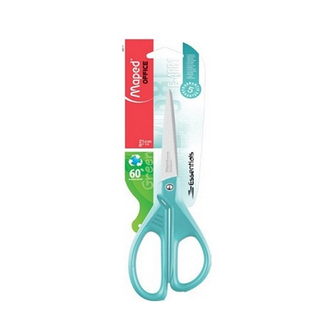 ΨΑΛΙΔΙ MAPED 21CM ESSENTIALS GREEN SYMMETRICAL ΣΕ ΜΠΛΕ ΧΡΩΜΑ