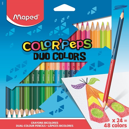 ΞΥΛΟΜΠΟΓΙΕΣ MAPED COLOR'PEPS DUO 24ΧΡΩΜ.