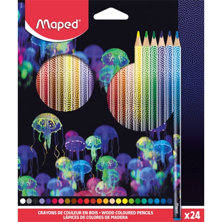 ΞΥΛΟΜΠΟΓΙΕΣ MAPED COLOR'PEPS DEEPSEA 24 ΧΡΩΜΑΤΑ