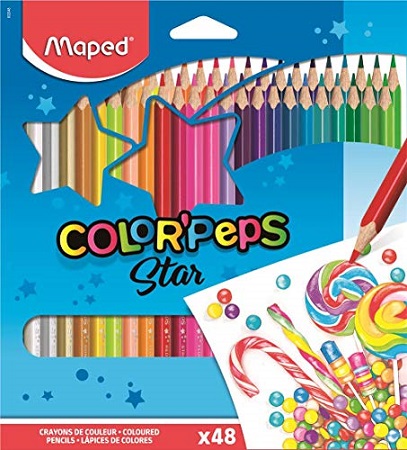 ΞΥΛΟΜΠΟΓΙΕΣ MAPED COLOR'PEPS STARS 48 ΧΡΩΜΑΤΑ