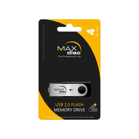 USB  MAXdisc ΒLΑCΚ