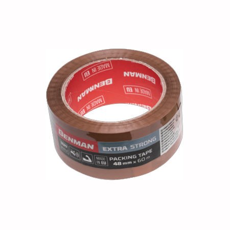 ΤΑΙΝΙΑ BENMAN PPL ΑΘΟΡΥΒΗ ΚΡΑΦΤ 48mm X 60 ΜΕΤΡΑ ME BARCODE