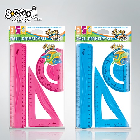 ΓΕΩΜΕΤΡΙΚΑ SCOOL FLEXY SET 4 ΤΕΜ 20cm