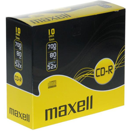 CD-R 80 MAXELL SLIM CASE