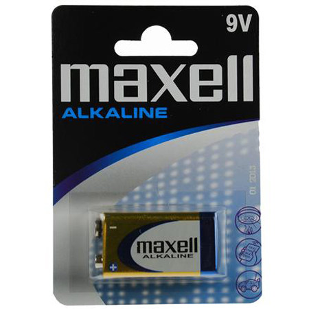 ΜΠΑΤΑΡΙΕΣ MAXELL ALKALINE 6 LF22 9V BLISTER 1T