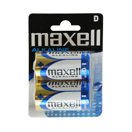 ΜΠΑΤΑΡΙΕΣ MAXELL ALKALINE LR20 D BLISTER 2T