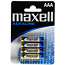 ΜΠΑΤΑΡΙΕΣ MAXELL ALKALINE LR03 AAA BLISTER 4T