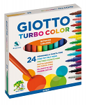 ΜΑΡΚΑΔΟΡΟΙ GIOTTO TURBO COLOR 24 ΧΡΩΜΑΤΩΝ.