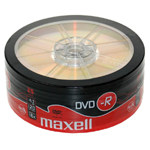 DVD-R MAXELL 16X CB 25