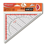 ΤΡΙΓΩΝΑ MAPED 45 ΜΟΙΡΩΝ - ΥΠΟΤΕΙΝΟΥΣΑ 26 CM GEO TECHNIC