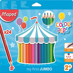 ΞΥΛΟΜΠΟΓΙΕΣ MAPED COLOR'PEPS JUMBO 24 ΧΡΩΜΑΤΑ